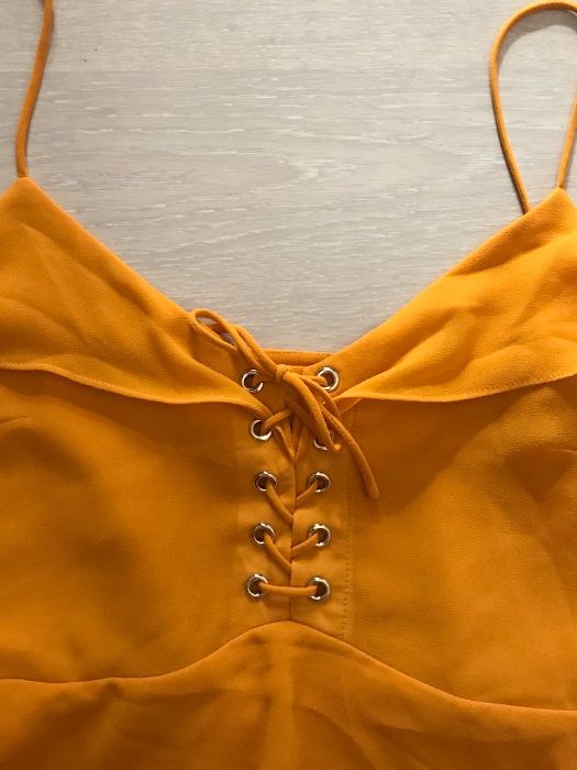 Vestido Morgan amarelo mostarda