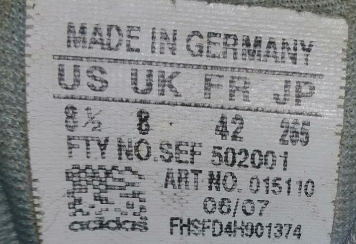 Бутси Adidas Copa Mundial FG 015110 Leather: 599 грн. - Другая