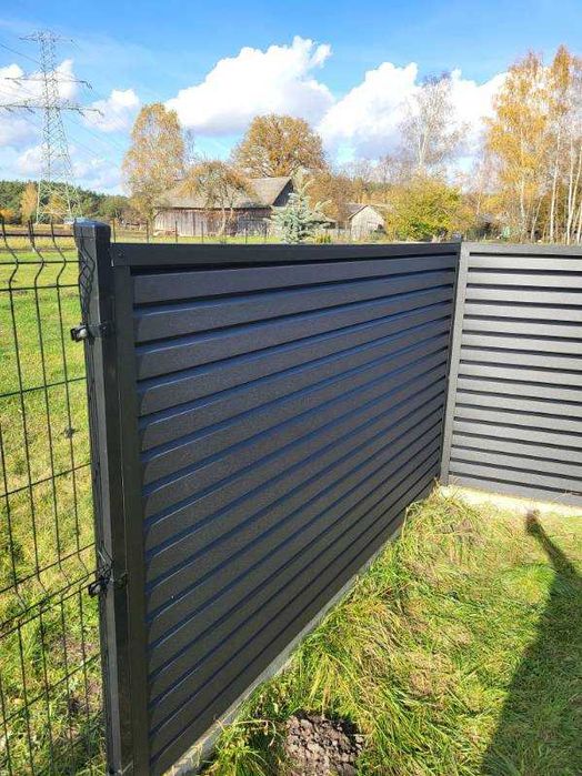 Ogrodzenie Tarasy Barierki Panel Żaluzja do Samodzielnego Montażu