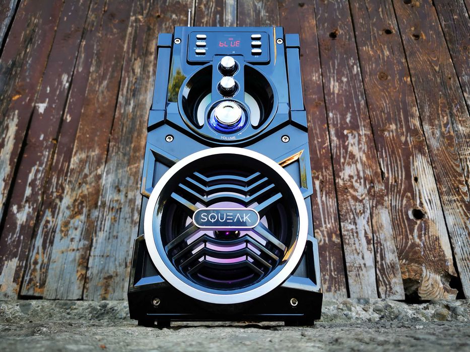 KOLUMNA Nagłośnieniowa Głośnik BLUETOOTH WIEŻA Radio USB MP3 Budowlane