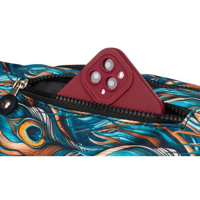 torebka damska na pas z wyrazistym wzorem - rovicky