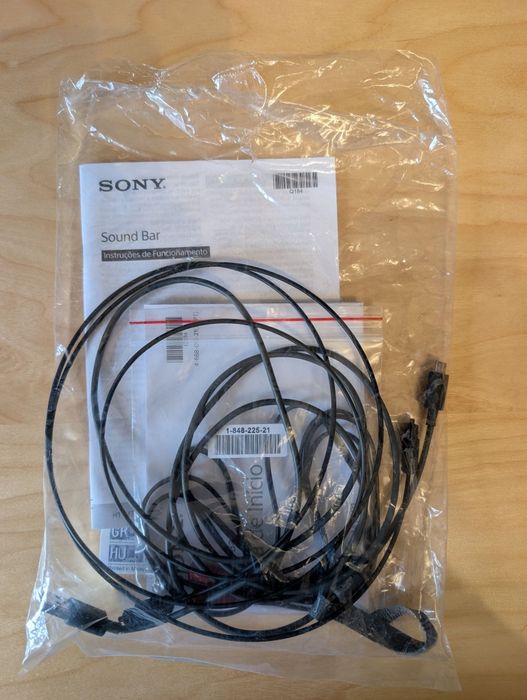 Sound Bar / Coluna Sony com Subwoofer