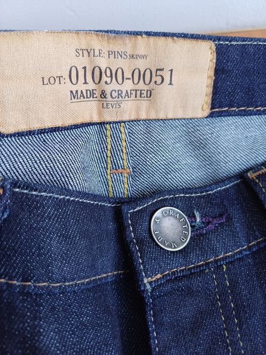 Новые женские джинсы LEVIS MADE & CRAFTED(оригинал)  скинни 28 разм