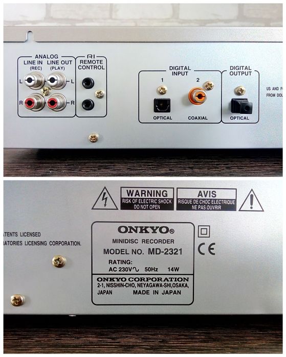 ONKYO MD-2321 Minidisc Recorder 1999-2002