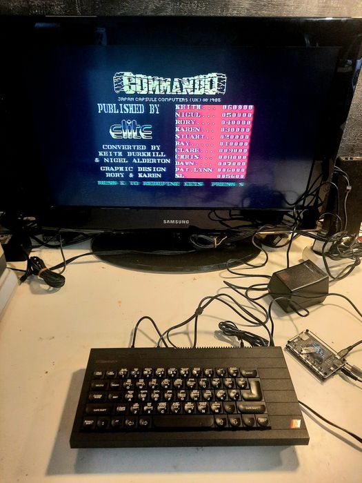 Computador Sinclair ZX Spectrum 48 + Plus - NOVO