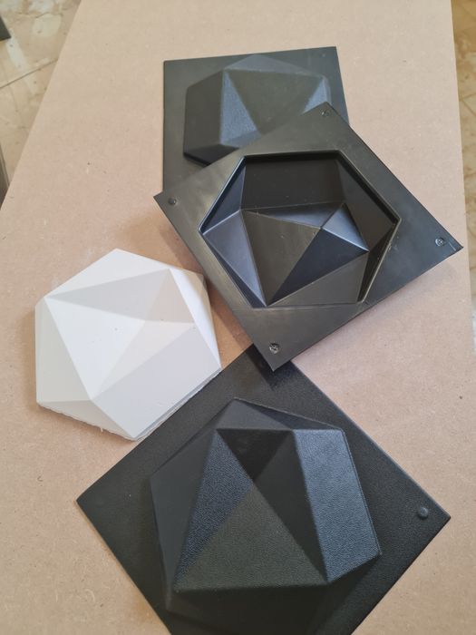 Abs Forma do 3D panel Sześciokąt