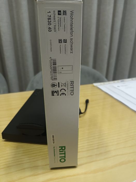 Intercomunicador preto Ritto