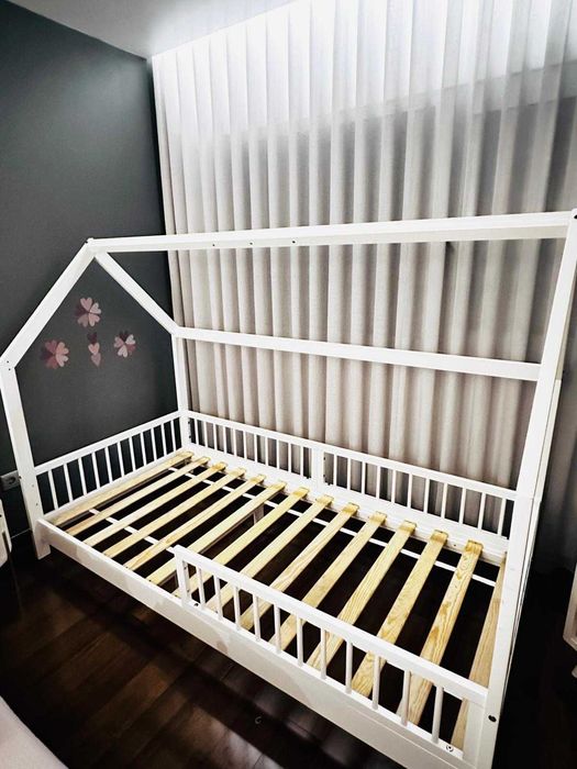 Cama Casinha Montessori 190x90 – COMO NOVA (usada 1 vez!)