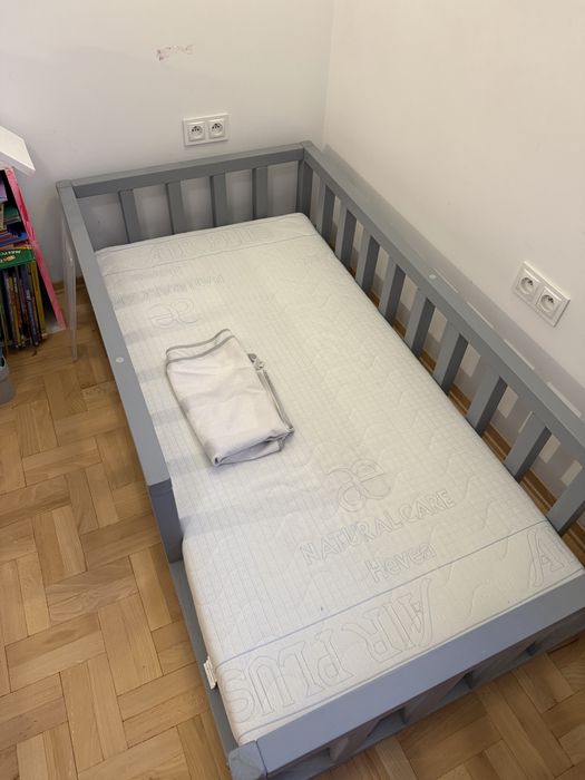 Łóżko z materacam 80x160 hevea snudo