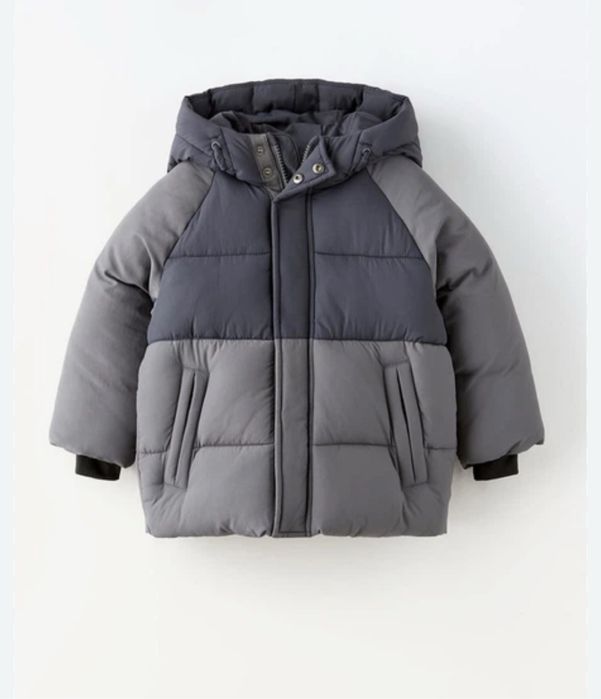 Куртка пуховик Zara. Курточка зимова. Зимняя куртка Зара