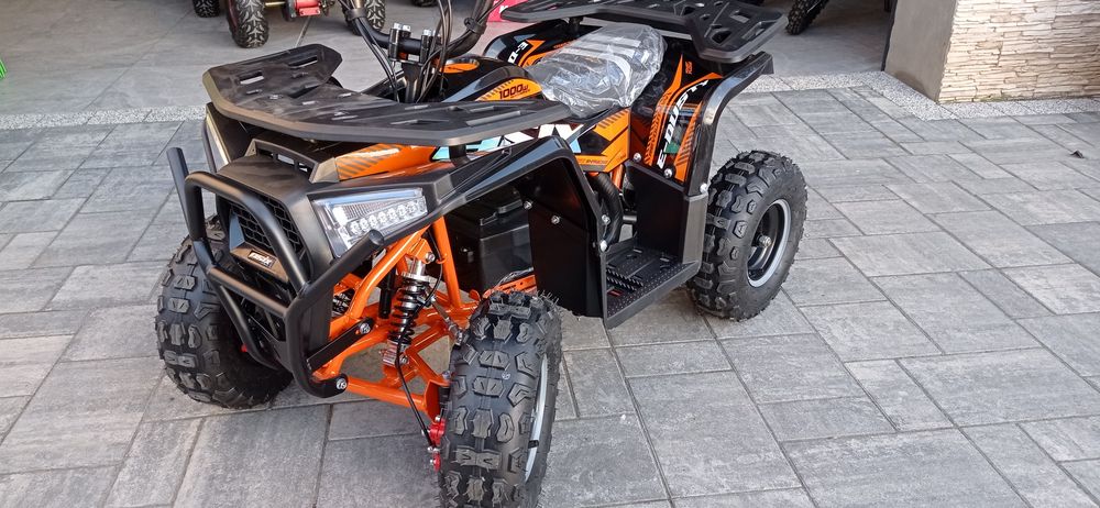 Atv mini  quad  Asix E-m10 1000W , pilot , światła led