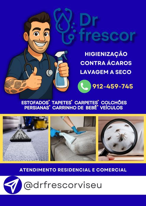 Dr Frescor limpeza profissional comercial e residencial
