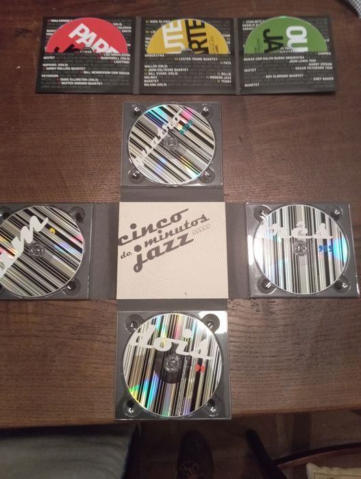 7 CDs Cinco minutos de jazz (original )