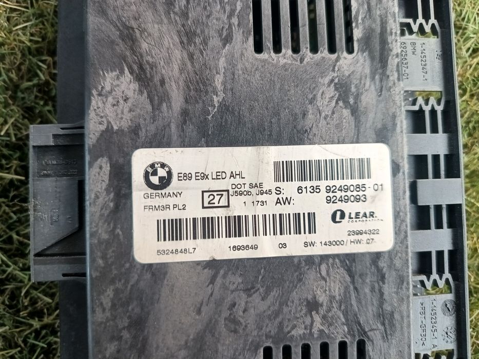 BMW E90 E92 Z4 E89 moduł świateł led skrętne ahl frm3