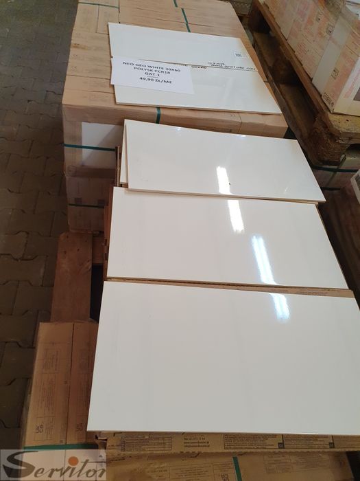 Płytki ścienne Neo Geo White 30x60 CCR18 Połysk GAT.1