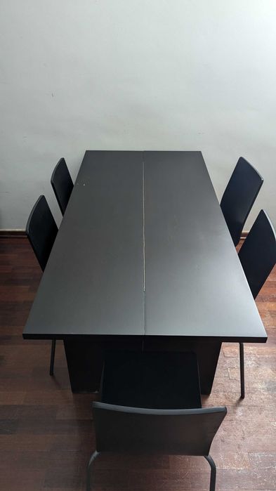 Conjunto sala e sala de jantar