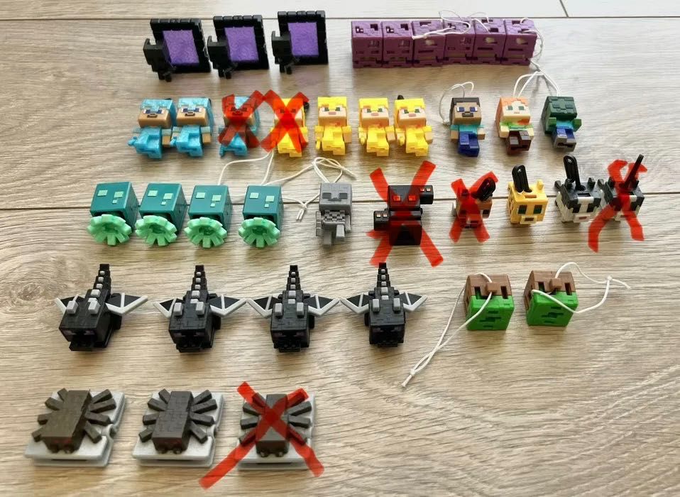 Фігурки Kinder joy Minecraft