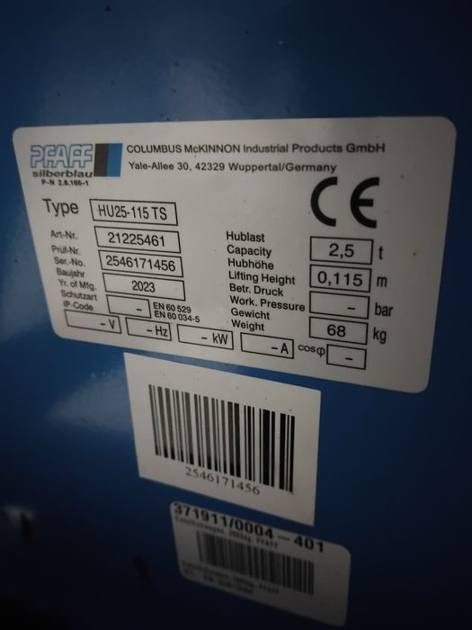 Wózek paletowy PFAFF