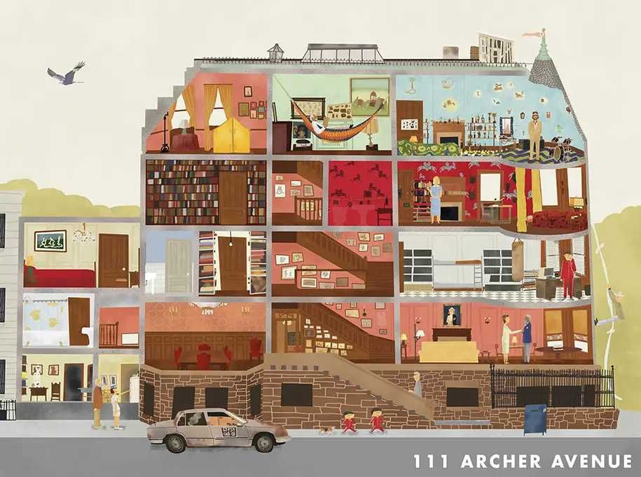 Max Dalton Royal Tenenbaums Filme Impressão 111 Archer Av Wes Anderson