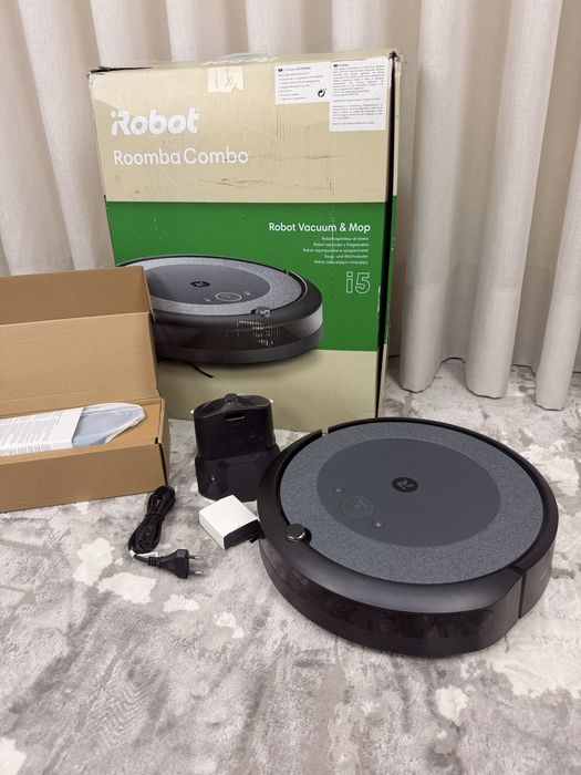 NOVO + GARANTIA - aspirador robo irobot combo I5
