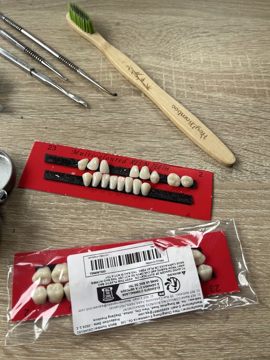 Inlej zestaw dłuta nożyki  zęby technik dentystyczny