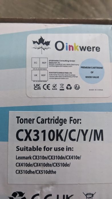 CX 310 картриджі для Lexmark