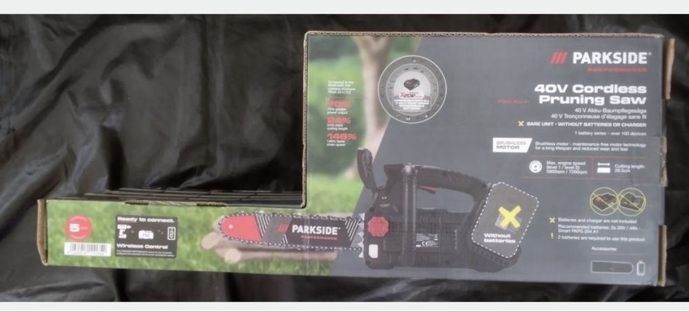 Motoserra Parkside Performance 40v Nova