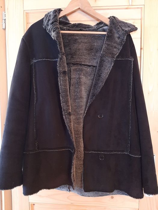 Casaco Pele Preto 38 L - Excelente Estado