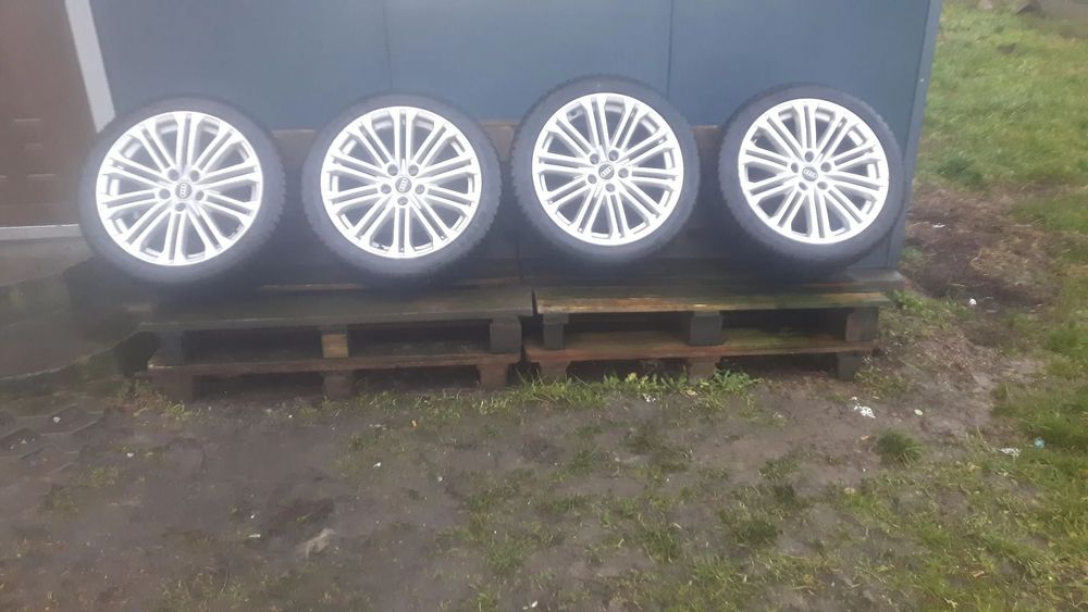 AUDI A4 A5 S-LINE ALUFELGI KOŁA 18" ZIMOWE 5X112