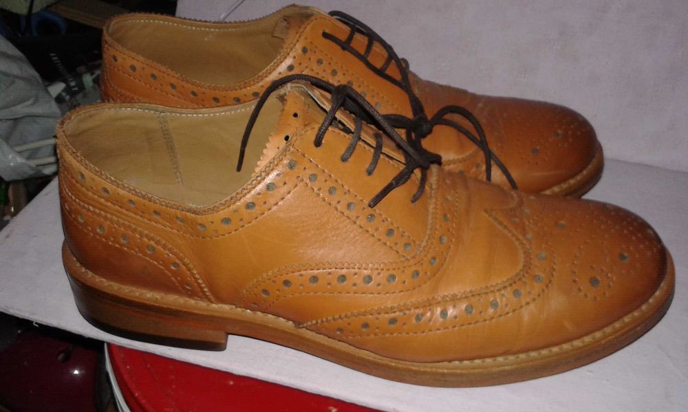 Super PAntofle skorzane  Retro num 43