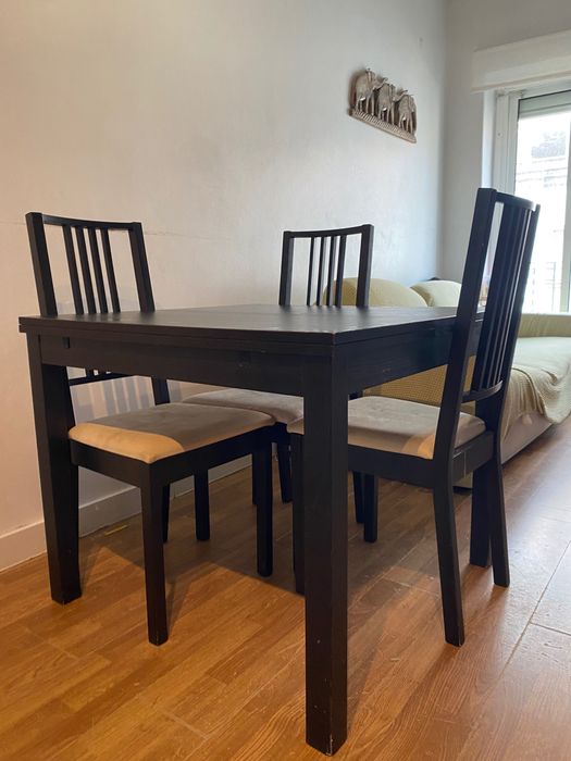 Mesa de extensível 90 x 90 cm
