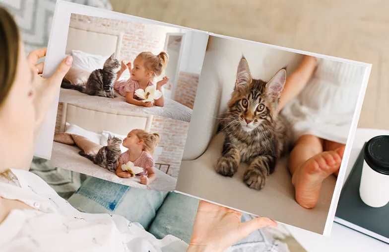 Sessão de fotografia + álbum profissional de animais de estimação