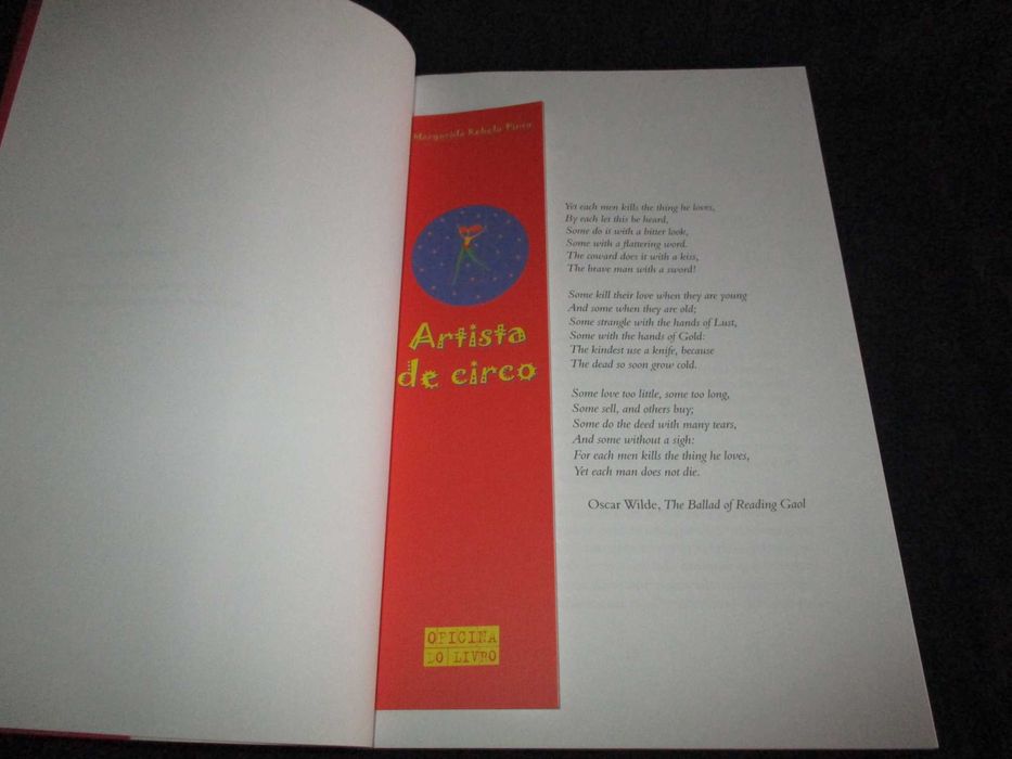 Livro Artista de Circo Margarida Rebelo Pinto