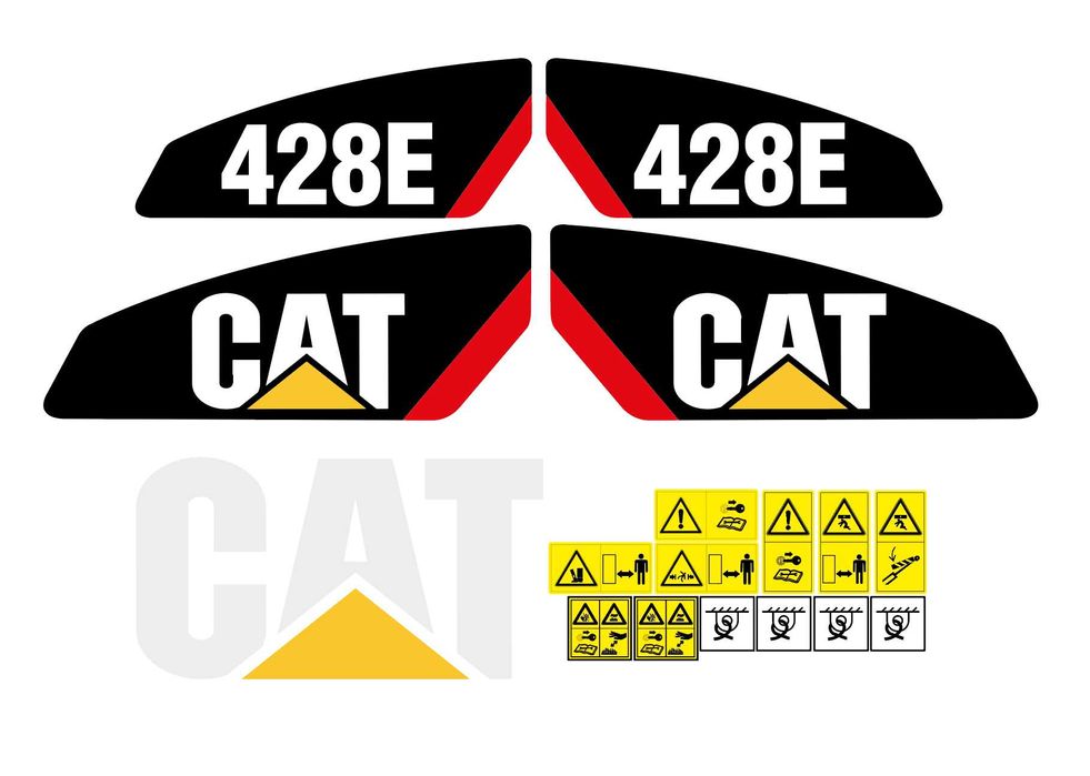 Наклейки jcb 3cx, jcb 4cx, jcb 531-70, js, manitou, cat, Bobcat, Case