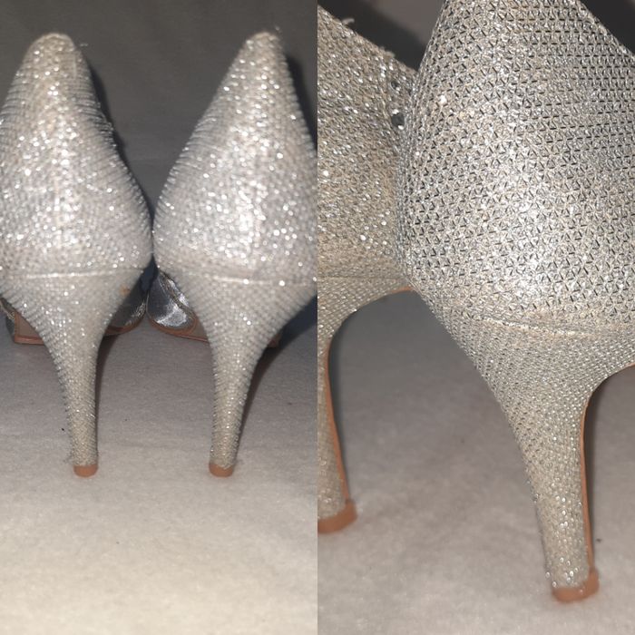 Серебристые босоножки Stephan p.40