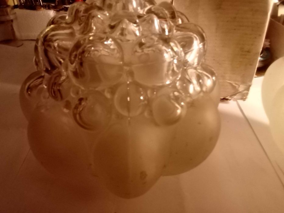 castiçal de dois braços antigo e abajour de candeeiros