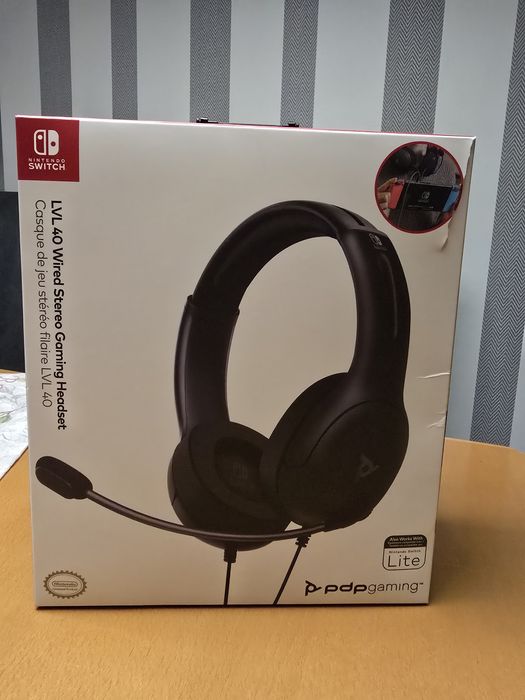 Słuchawki przewodowe Nintendo Switch LVL 40
