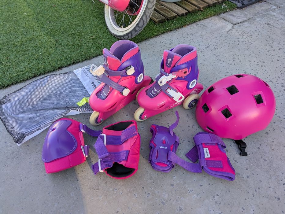 Patins criança com acessórios