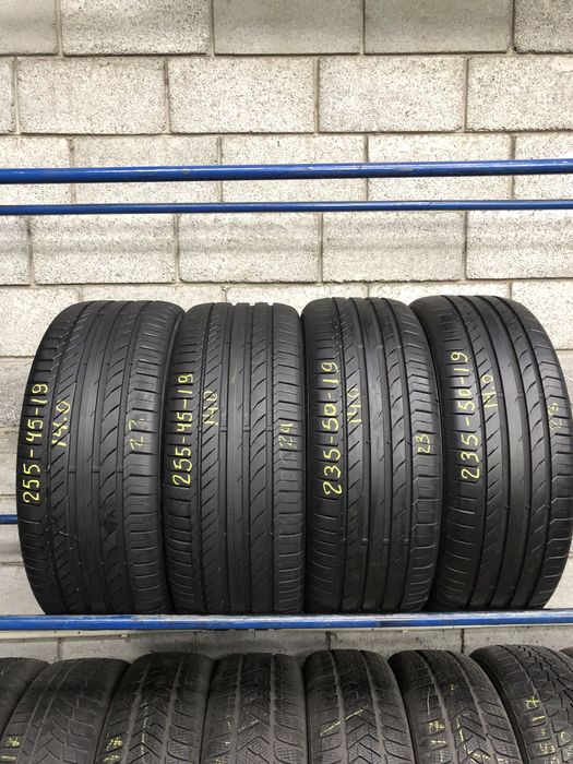 Різноширокі літні шини 235/50 R19(99V)i 255/45 R19(100V) CONTINENTAL