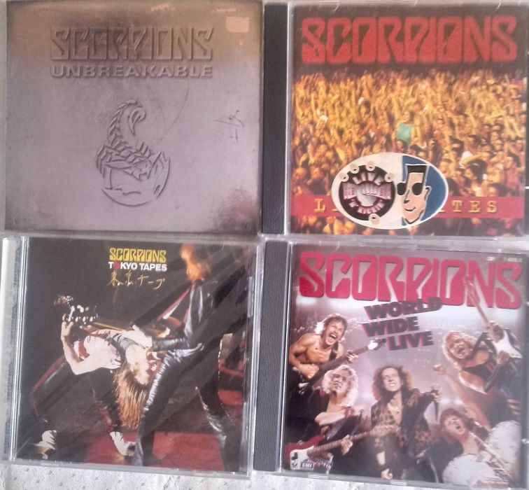 scorpions/Dream Theater płyty cd