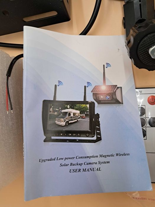 Bezprzewodowa kamera cofania 1080p monitor 7” do auta, busa, kampera