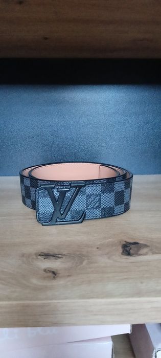 Pasek LV czarny elegancki