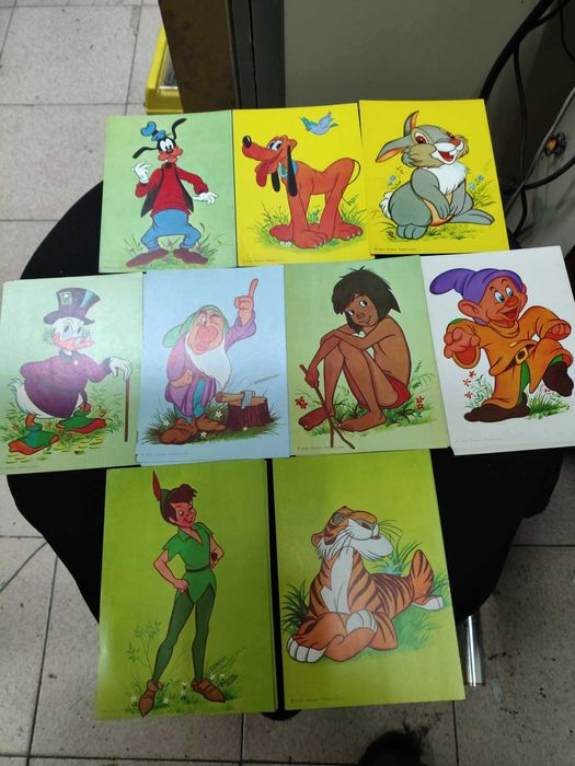 Varios postais vintage coleçoes