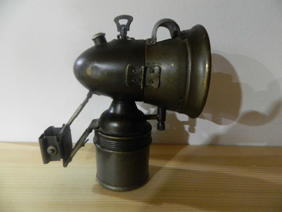 rowerowa lampa karbidowa