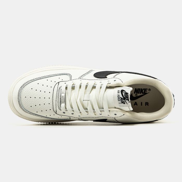 Кросівки Кроссовки Nike Air Force 1 White Black повсякденні