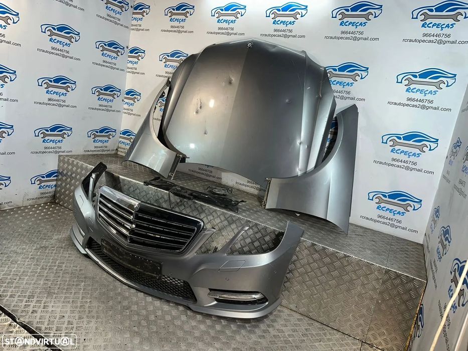 Mercedes Benz W212 Classe E Sport Frente Completa Diesel (2008 - 2016) - Parachoques parachoque guarda lama lamas farol capot capo capô reforço fibra