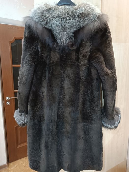 Шуба натуральне хутро + шапка