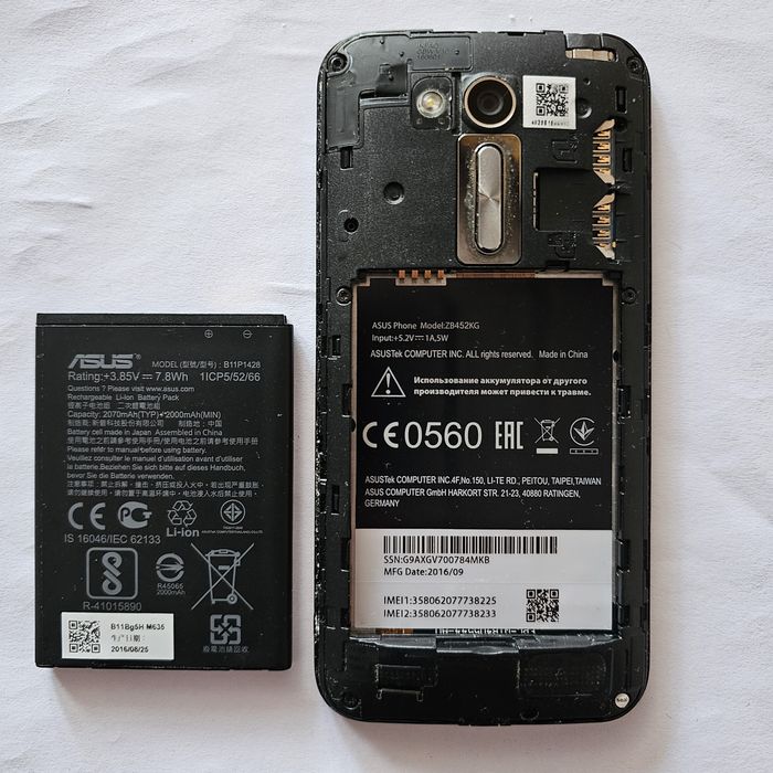 Смартфон Asus Zenfone Go 8GB робочий