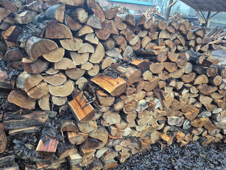 Drewno kominkowe opałowe suche sezonowane Szczecin Police Lubieszyn