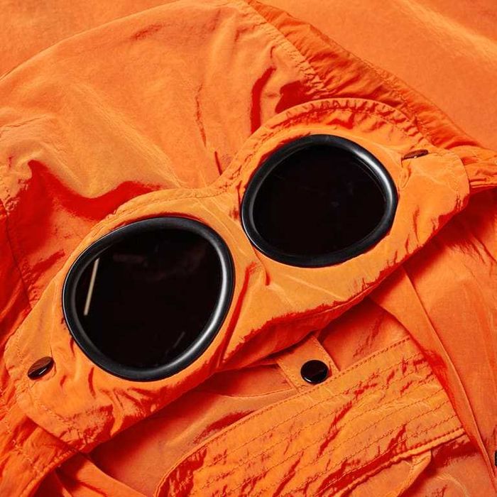 Куртка C.P. Company Hooded Google Zip Overshirt Spicy Orange